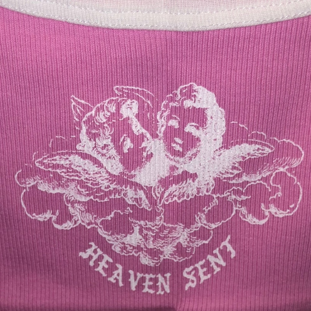 NWOT Brandy Melville Belle Heaven Sent Tank Pink - Picture 7 of 8